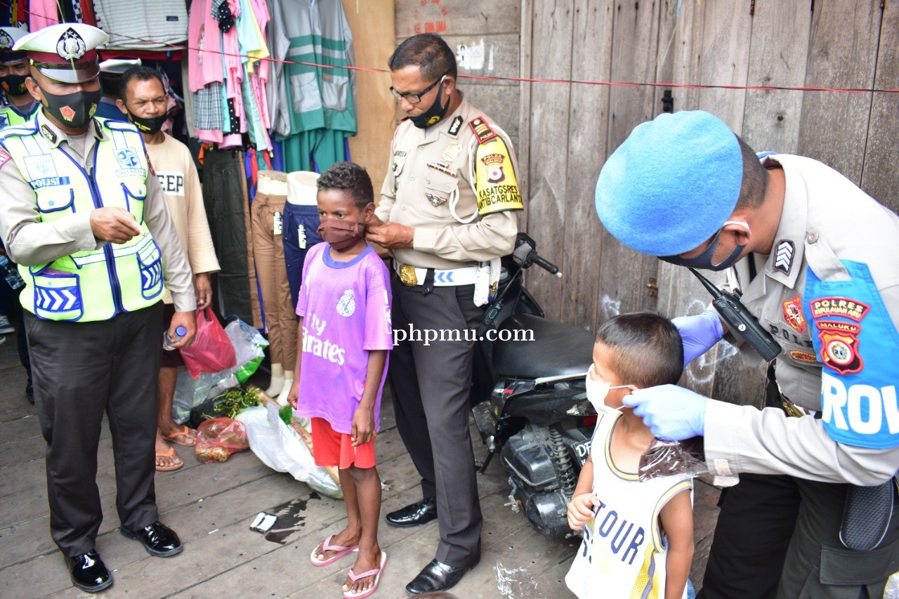 Polres Aru Kampanye Pilkada Aman Covid-19