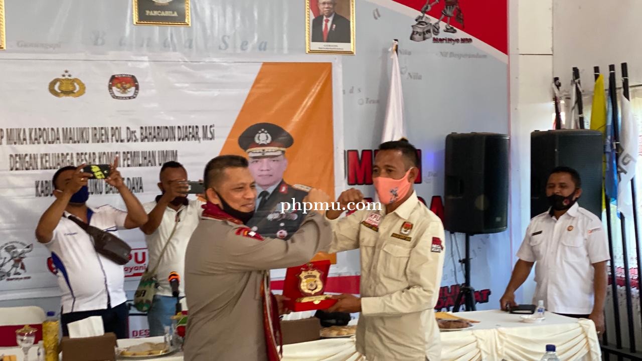 Bahas Pilkada, Kapolda Maluku Kunjungi KPU & Bawaslu MBD
