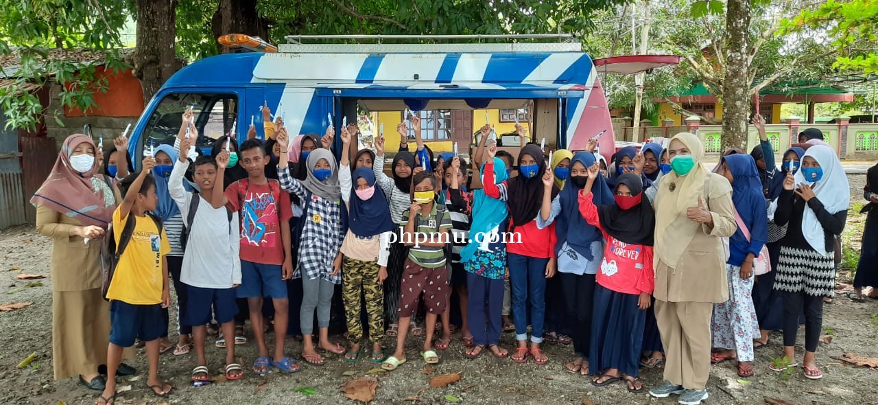 Diskominfo Maluku Sosialisasi Internet Sehat Dan Hoax Di SD Negeri 3 Tial