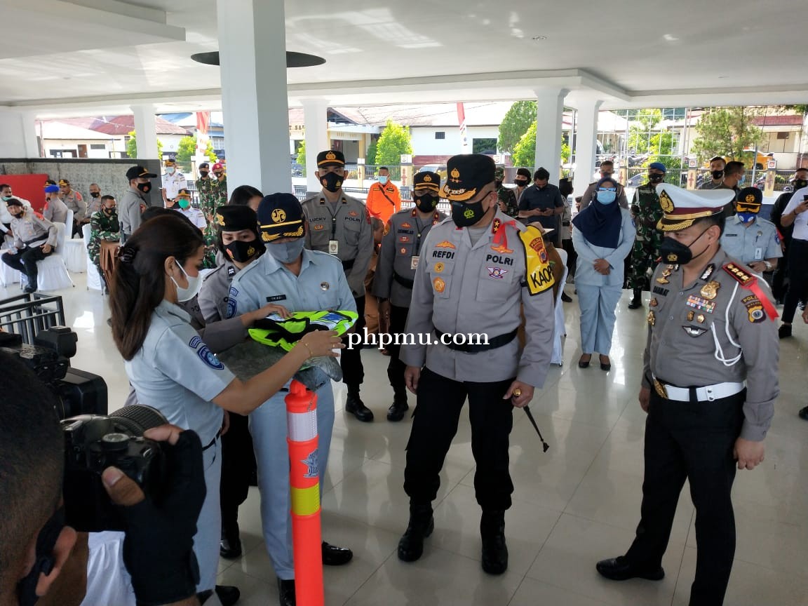 Polda Apel Gelar Pasukan Pengamanan Operasi Lilin Siwalima 2020