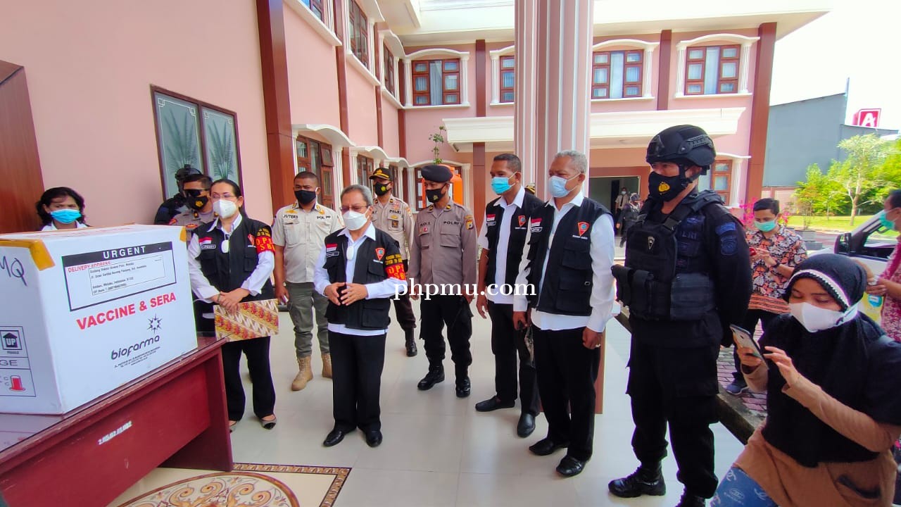 Polda Maluku Kawal Pendistribusian Vaksin Covid-19, Ini Rinciannya