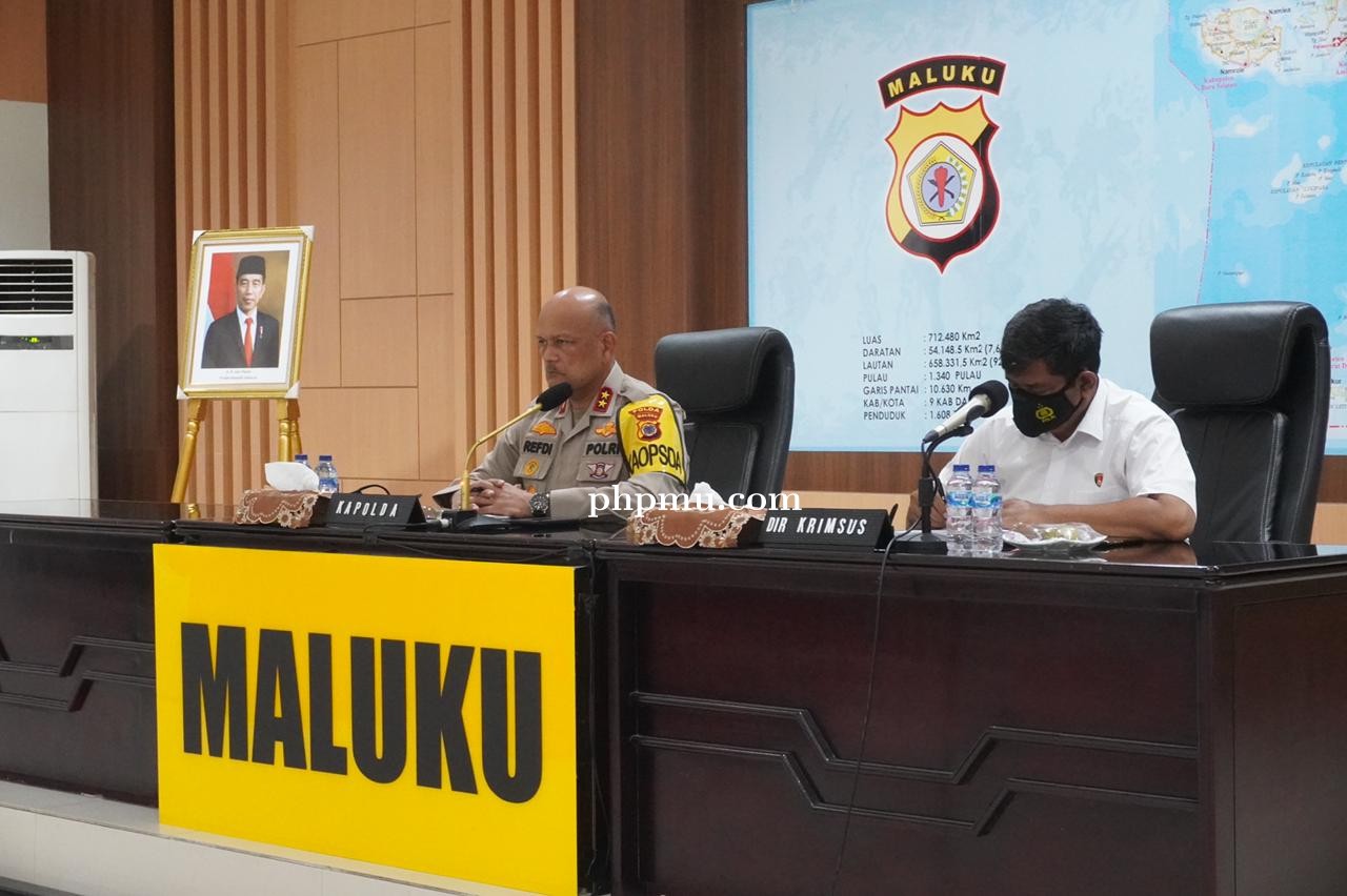 Kapolda Maluku Vicon Terkait Penerapan UU ITE