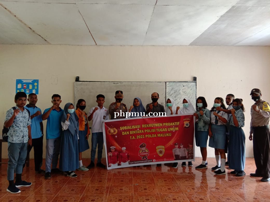 SMAN 1 Kei Besar Ikut Sosialisasi Rekrutmen Anggota Polri