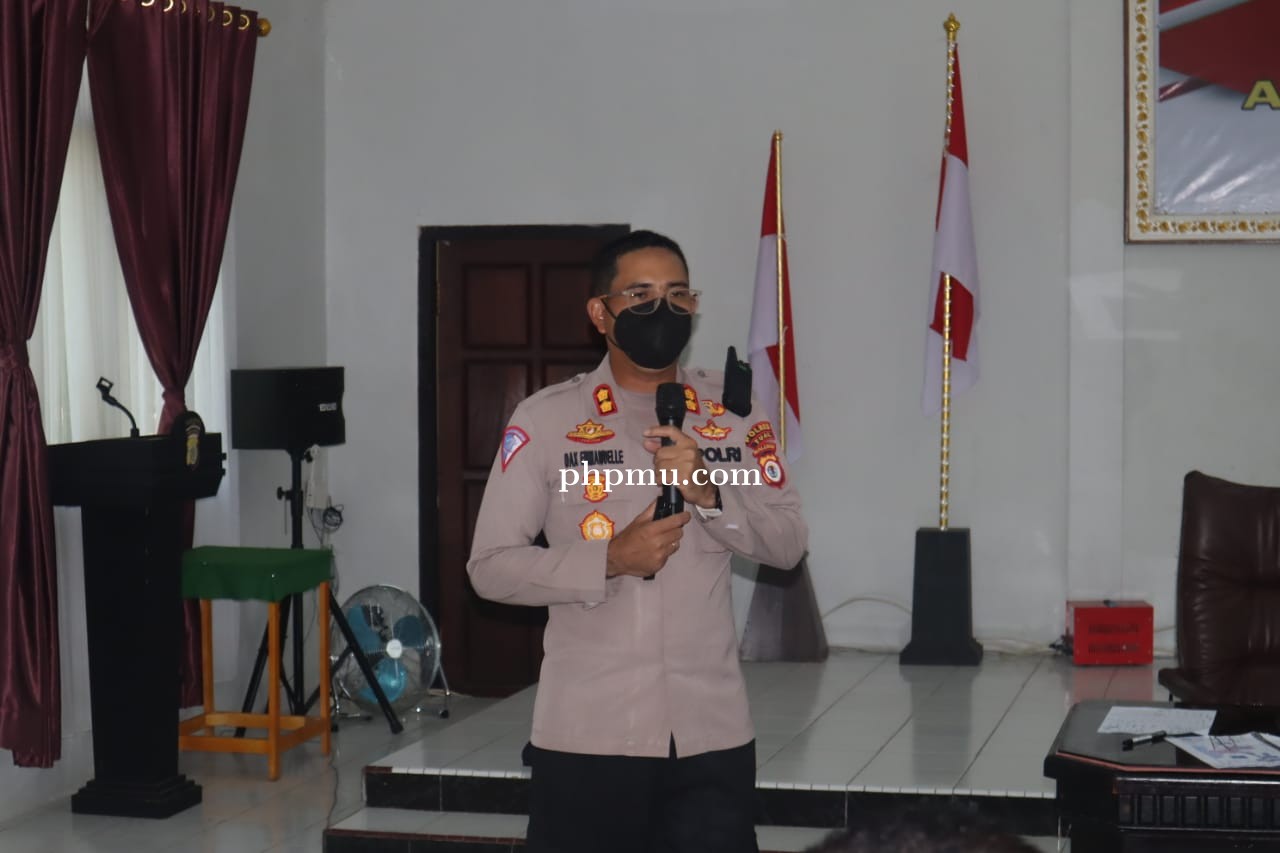 Jelang Persiapan Pengukuhan Kepala Ohoi Langgur  Kapolres Tual Pimpin Rapat Pengamanan Kamtibmas