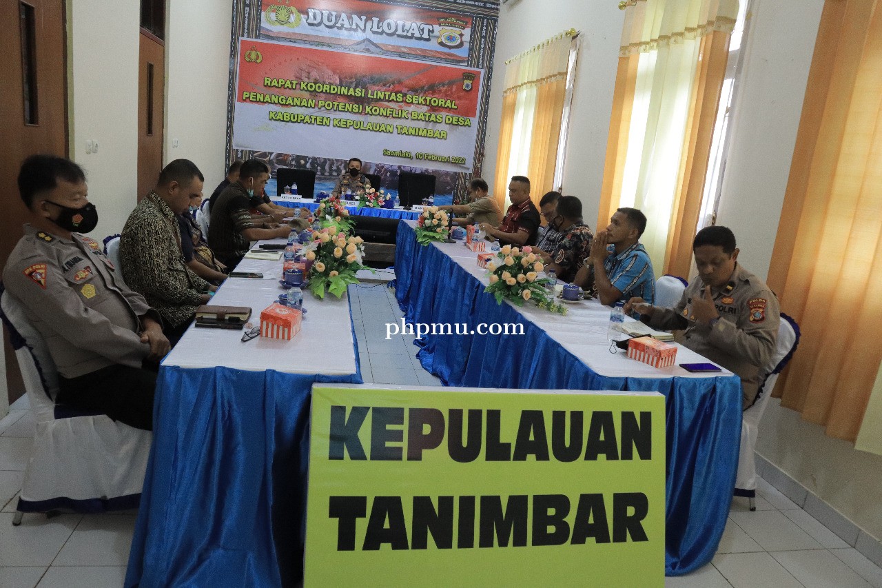 Polres Gelar Rakor Lintas Sektoral Antisipasi Konflik Batas Desa