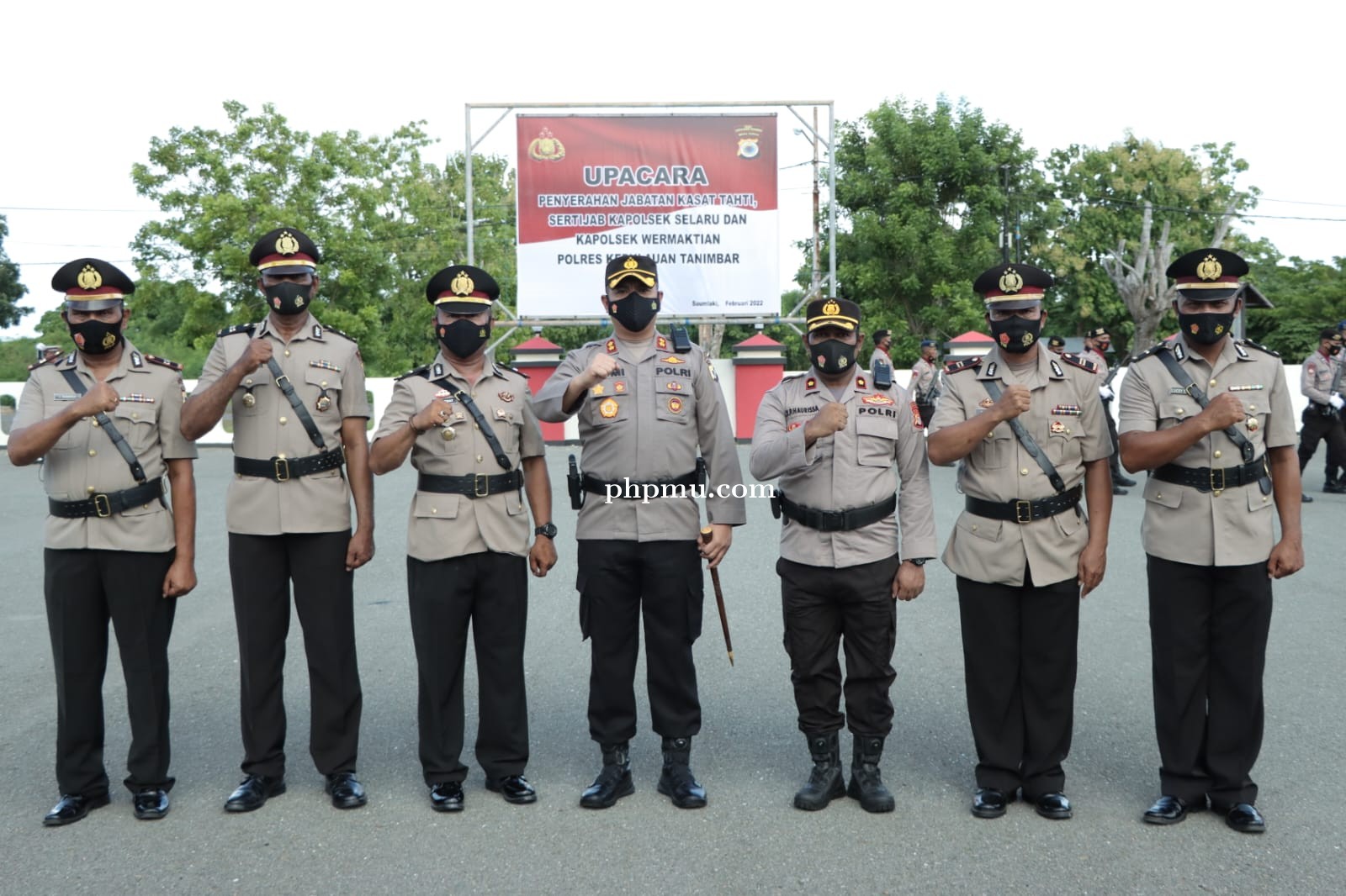 Polres KKT Laksanakan Sertijab Dua Kapolsek dan Kasat Tahti 