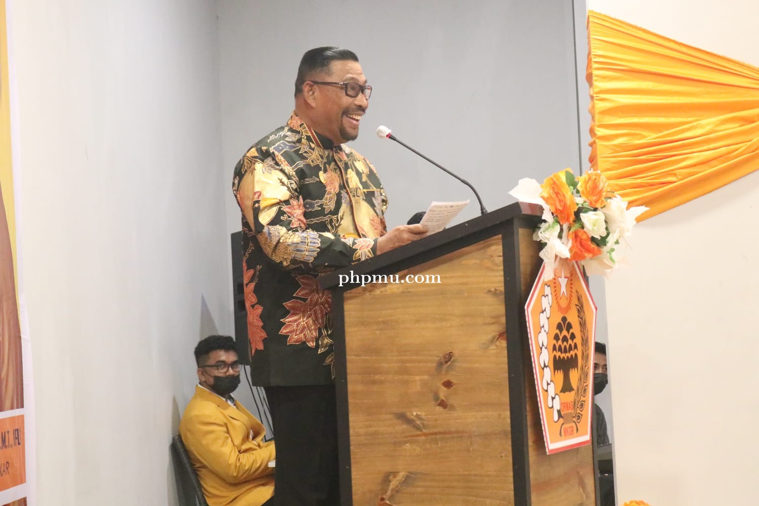 Hadiri Pelantikan Pengurus MKGR  Gubernur MI : Ormas MKGR Harus Perjuangkan Aspirasi Warga