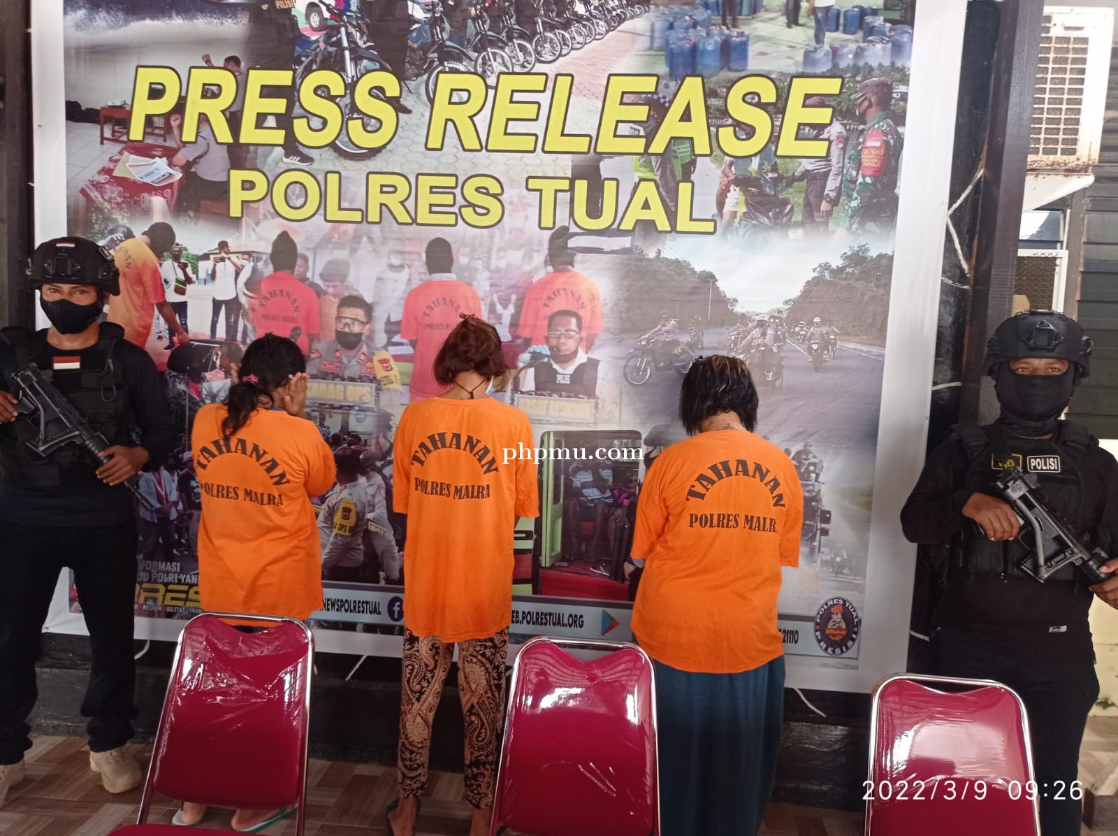 Satu ASN dan Dua Pengedar Shabu Ditangkap Satuan Narkoba Polres Tual