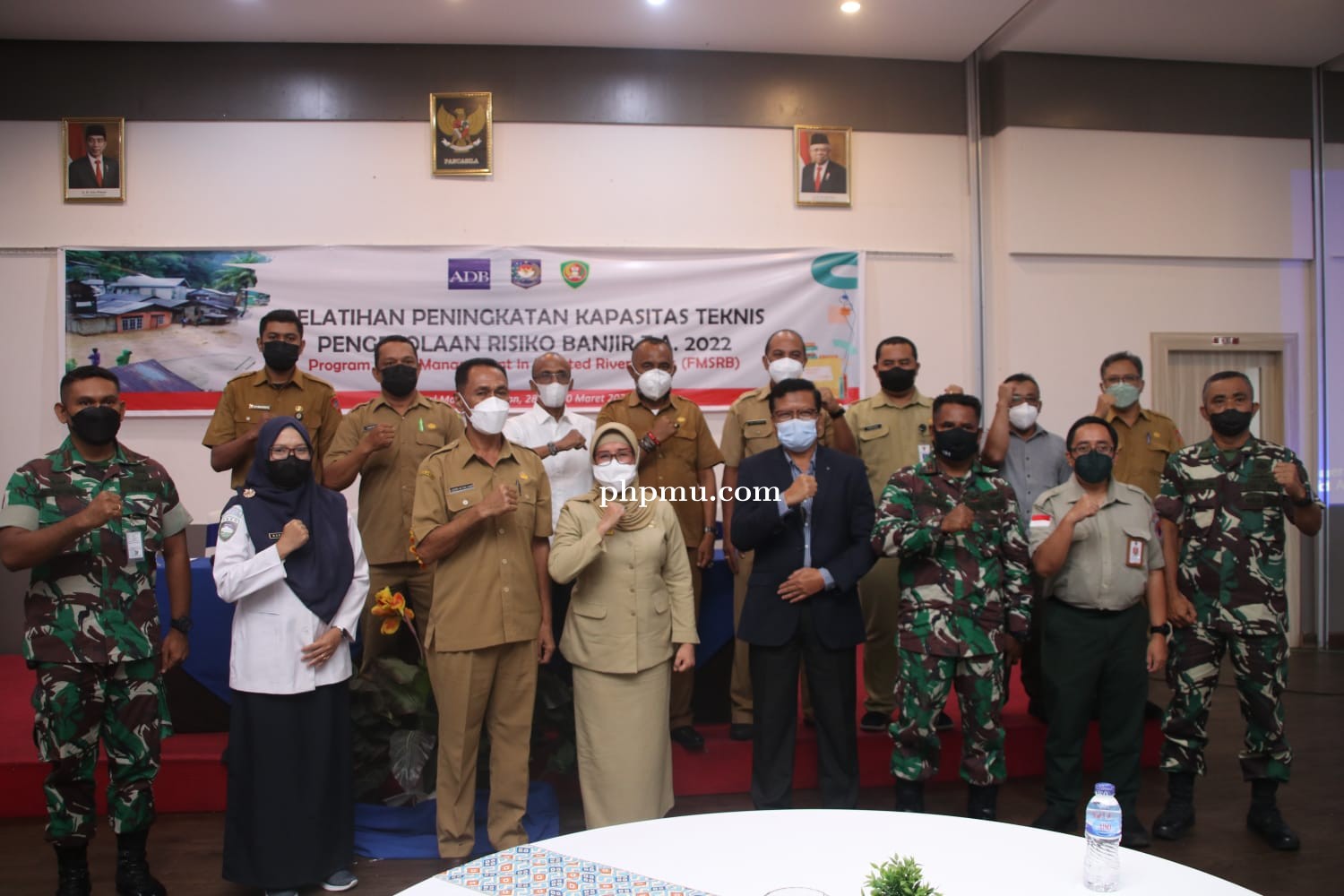 BPBD Maluku Gelar Pelatihan PKT Pengelolaan Resiko Banjir 