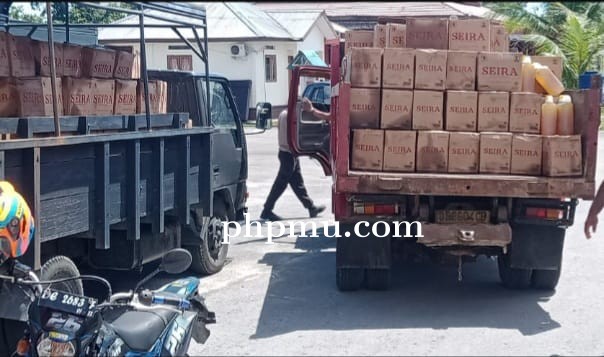 Polisi Bongkar Penimbunan Ribuan Liter Migor Di Gudang PT. RSA