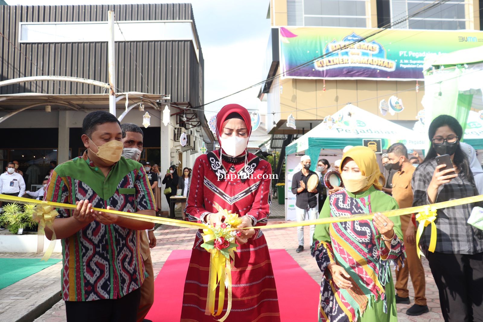 Beri Apresiasi Atas Terselenggaranya Bazar Emas & Kuliner Ramadhan