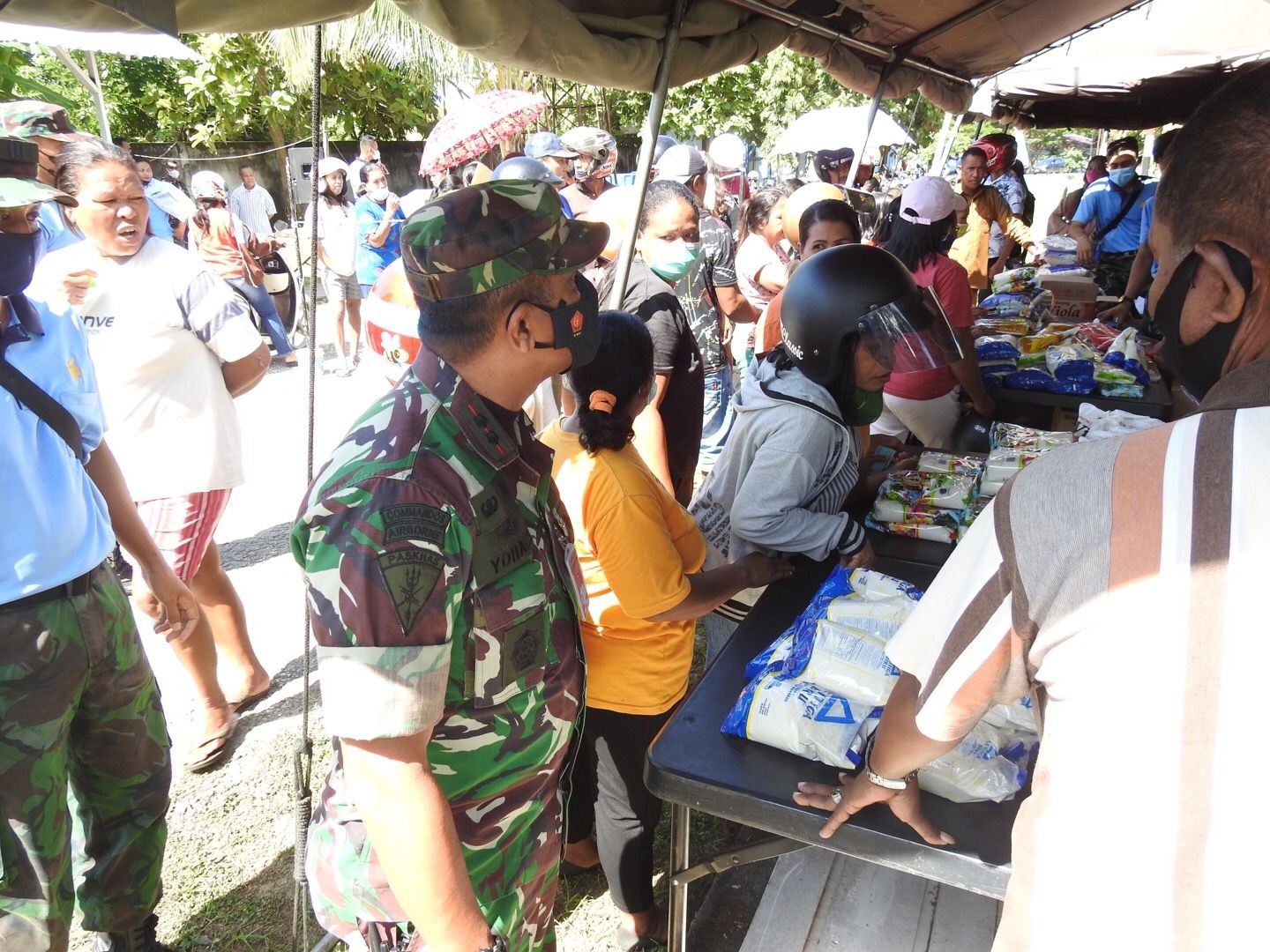 Sentuhan Humanis Lanud -  Satradar 245 di Bulan Puasa. 