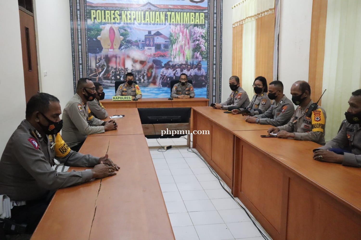 Tim Wasops Itwasda Polda Maluku Kunjungan Ke Polres Tanimbar