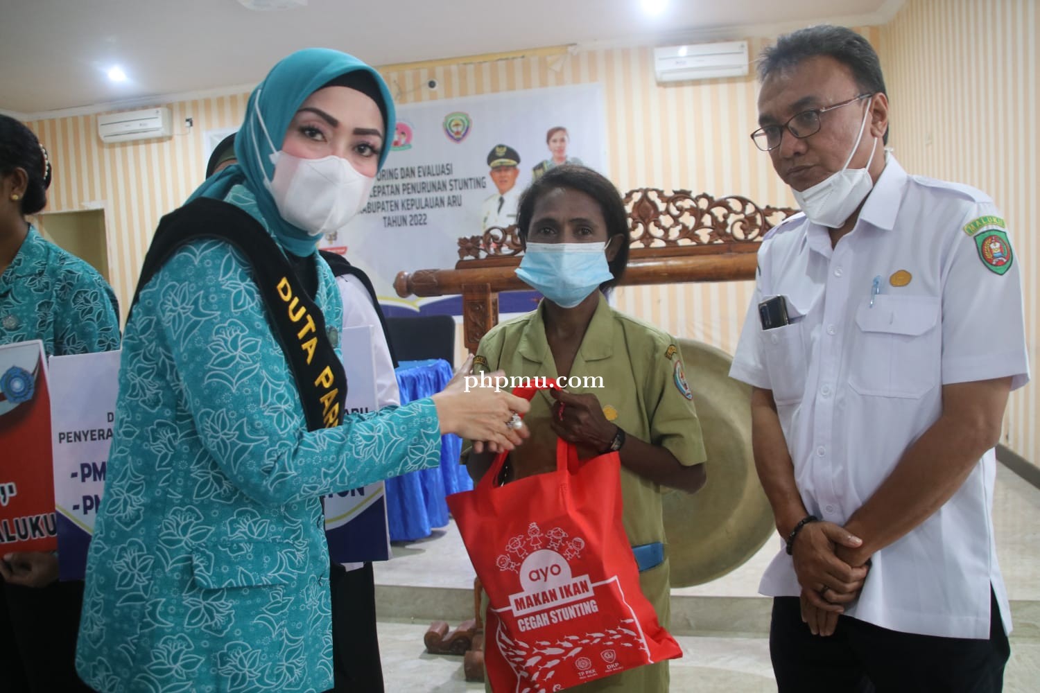 Widya MI Hadiri Rakor dan Monev Percepatan Penurunan Stunting di Aru 